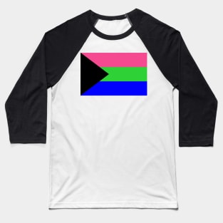 Demi-Polysexual Pride Flag Baseball T-Shirt